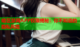 暗区禁网APP权限揭秘：你不知道的隐私风险