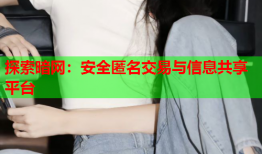 探索暗网：安全匿名交易与信息共享平台