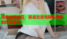 探索暗网禁区：匿名交流与隐私保护的终极平台