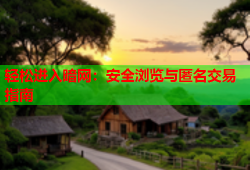 轻松进入暗网：安全浏览与匿名交易指南