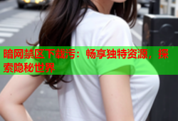 暗网禁区下载污：畅享独特资源，探索隐秘世界