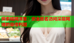 探索暗网洋葱：安全匿名访问深层网络的最佳利器
