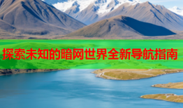 探索未知的暗网世界全新导航指南