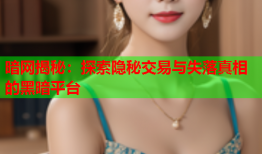 暗网揭秘：探索隐秘交易与失落真相的黑暗平台