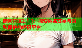 暗网禁区2.1.1：探索匿名交易与隐私保护的终极平台