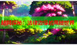 暗网探秘：法律边缘的黑暗世界