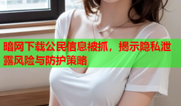 暗网下载公民信息被抓，揭示隐私泄露风险与防护策略