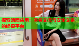 探索暗网应用：匿名交流与安全交易的终极平台