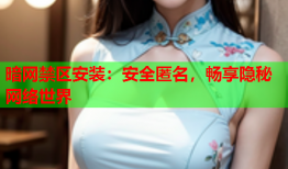 暗网禁区安装：安全匿名，畅享隐秘网络世界