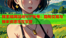 探索暗网禁地VIP账号：隐秘交易与独家资源尽在掌握