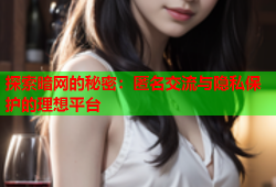 探索暗网的秘密：匿名交流与隐私保护的理想平台