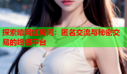探索暗网红房间：匿名交流与秘密交易的终极平台