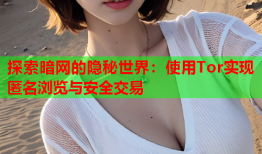 探索暗网的隐秘世界：使用Tor实现匿名浏览与安全交易