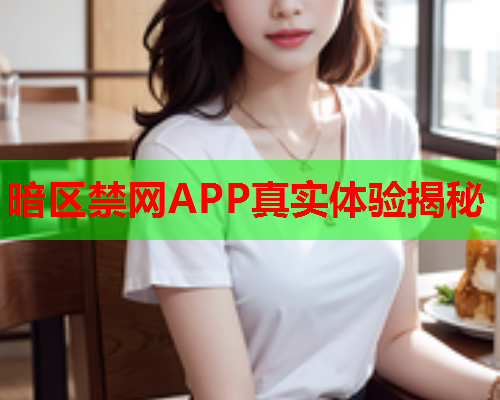 暗区禁网APP真实体验揭秘