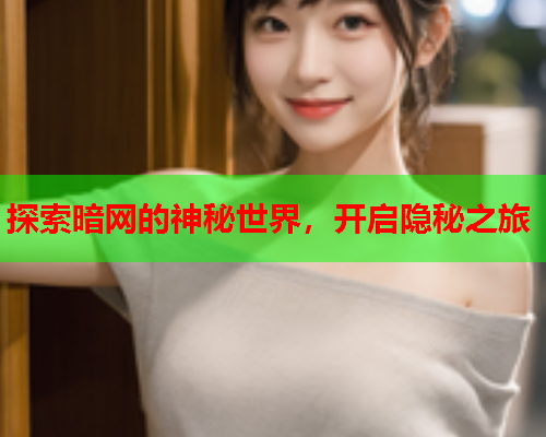 探索暗网的神秘世界，开启隐秘之旅
