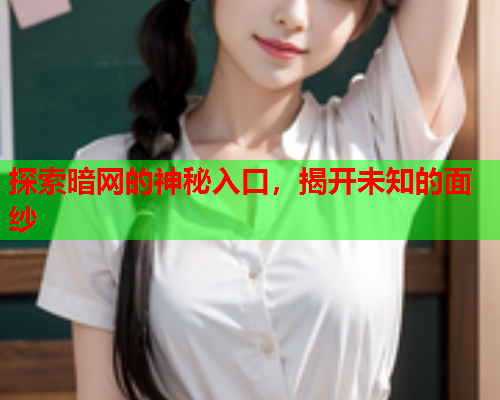 探索暗网的神秘入口，揭开未知的面纱
