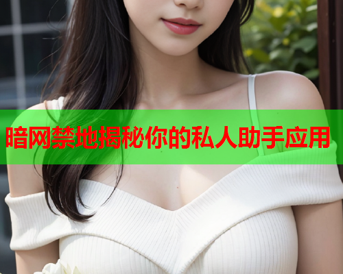 暗网禁地揭秘你的私人助手应用