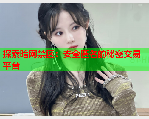 探索暗网禁区：安全匿名的秘密交易平台