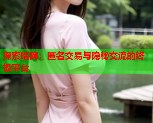 探索暗网：匿名交易与隐秘交流的终极平台