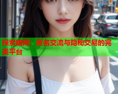 探索暗网：匿名交流与隐秘交易的完美平台