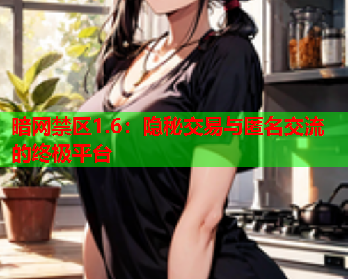 暗网禁区1.6：隐秘交易与匿名交流的终极平台