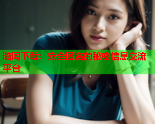 暗网下哉：安全匿名的秘密信息交流平台