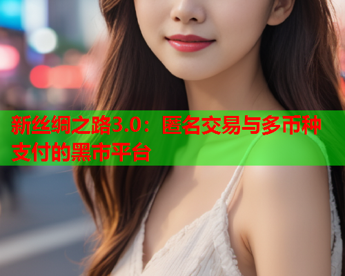 新丝绸之路3.0：匿名交易与多币种支付的黑市平台
