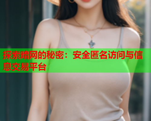 探索暗网的秘密：安全匿名访问与信息交易平台